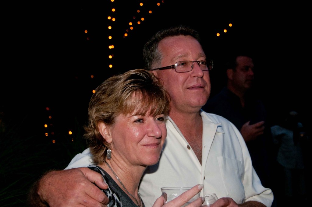 Daughter Tracy and son Bradley