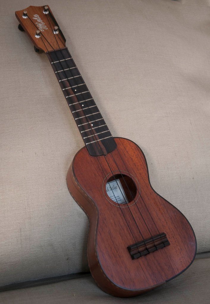 Trisha thought she'd learn to play this.  Now an Oakland student will.