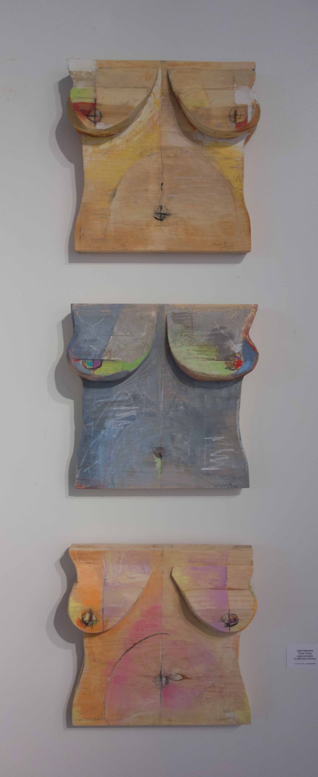 "Three Torsos" by Carol Schwartz