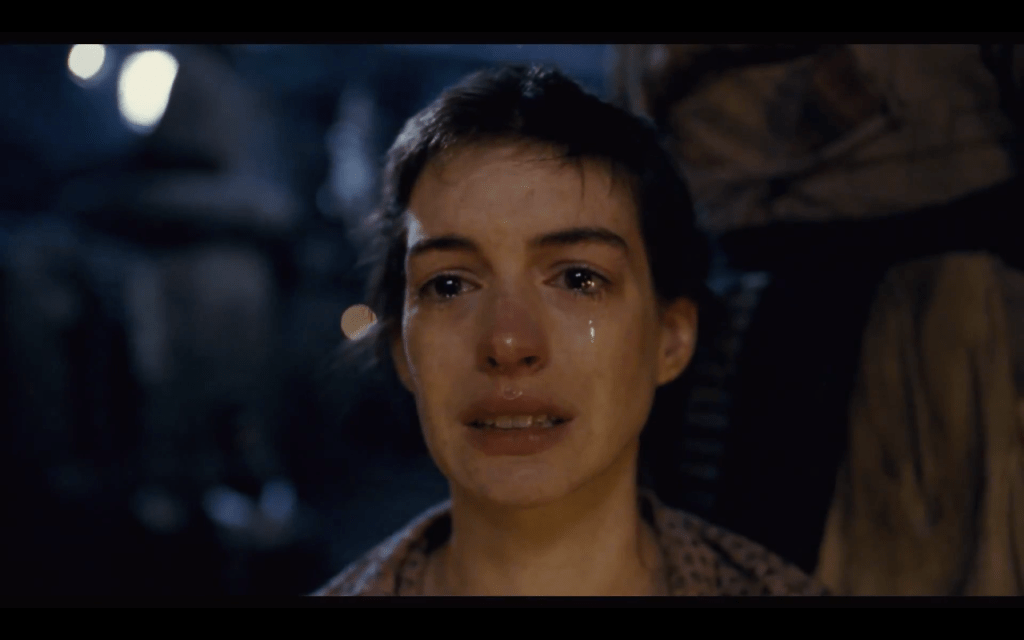 Anne Hathaway steals the movie as Fantine