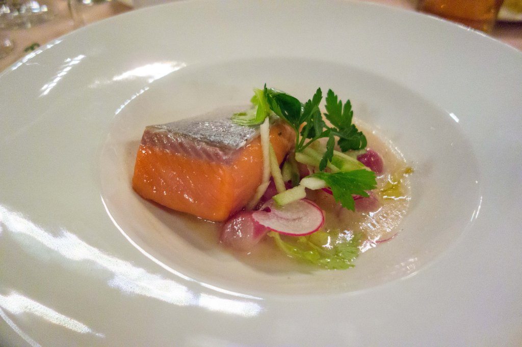 Extraordiarily rare salmon.