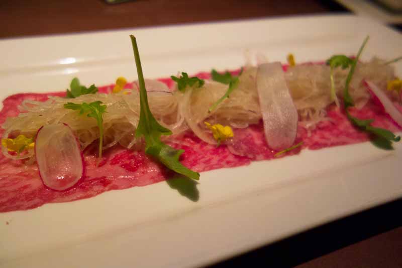 Wagyu Beef carpaccio