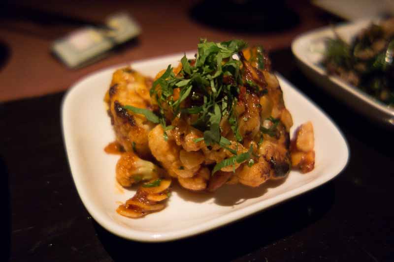 Spiced roasted cauliflower