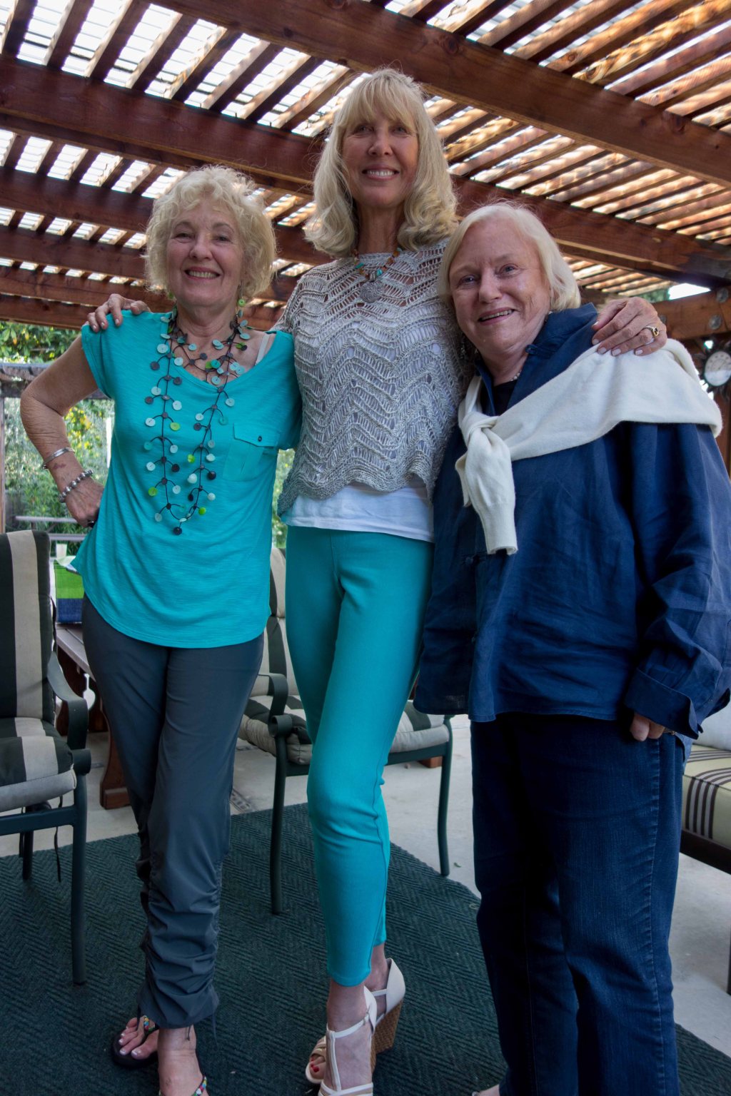 Jeanne, Daphne and Gail.  You get an idea where Zendaya gets her height.