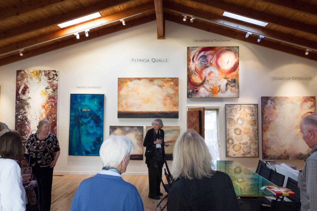 Patricia works in large canvasses