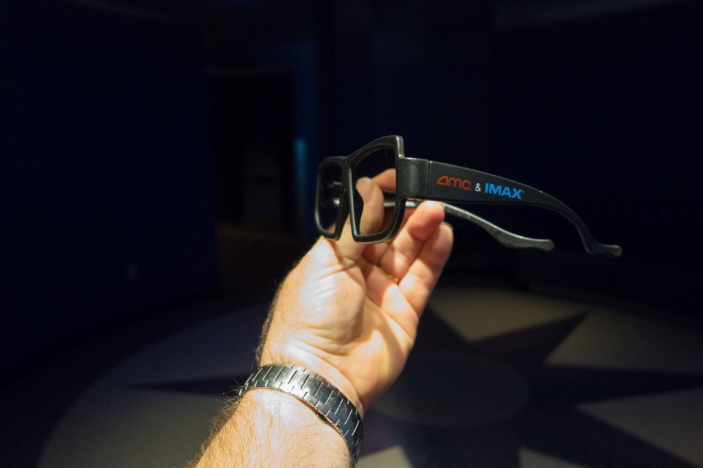 The special glasses for the Imax theater.
