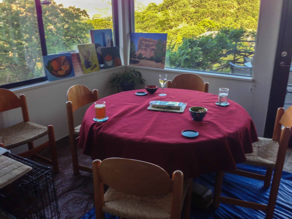 Table #1, in the den.  More great views.