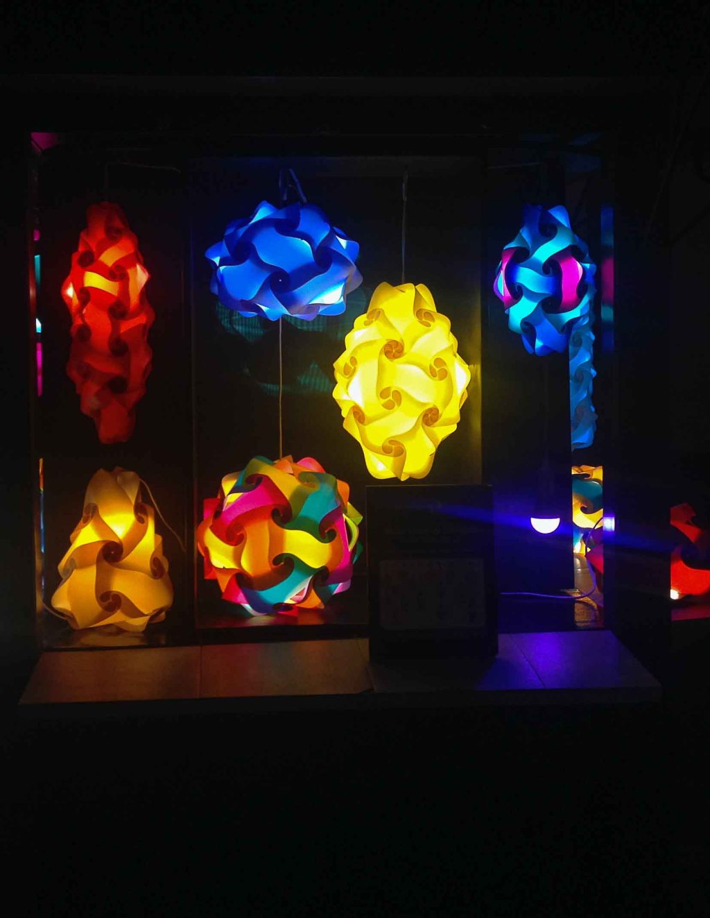 Snap-together lights.