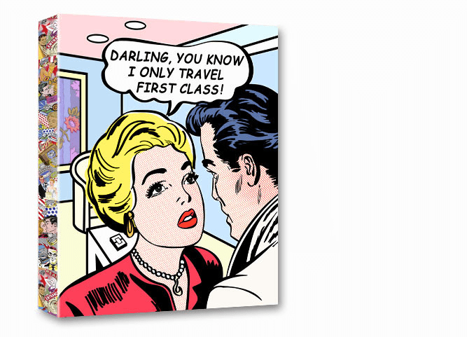 This sure looks like the work of Roy Lichtenstein to me.