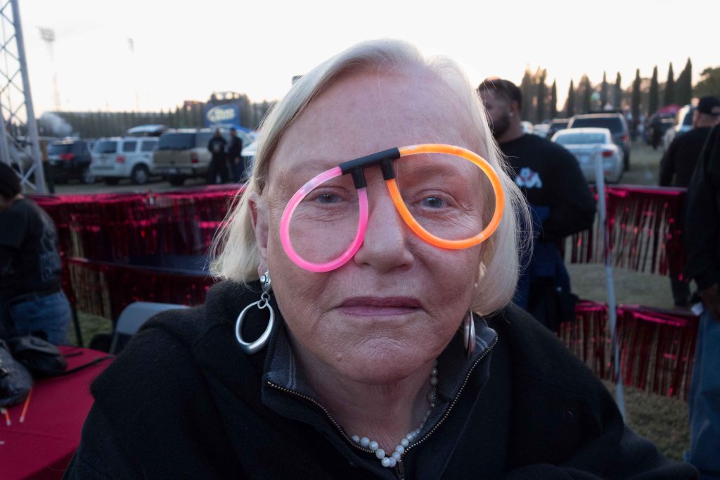 Fun with glow sticks.