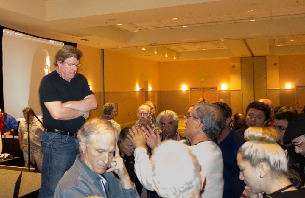 Just talking to people