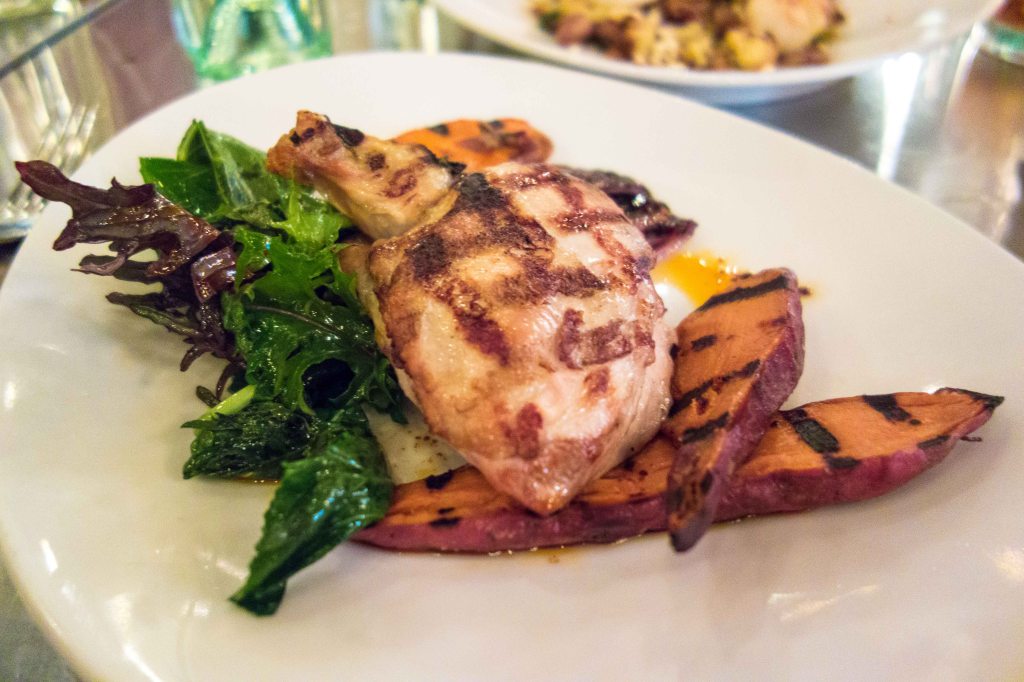 Chicken.  Veggies.  Dinner.