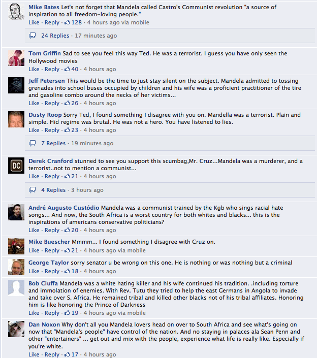 What Ted's supporters have to say