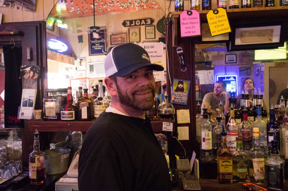 Bubba, the bartender.  You just knew he would be named Bubba, didn't you?