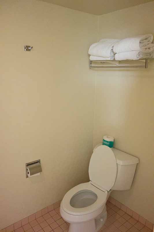 Functional but not pretty.  At least there are 4 bath towels, 