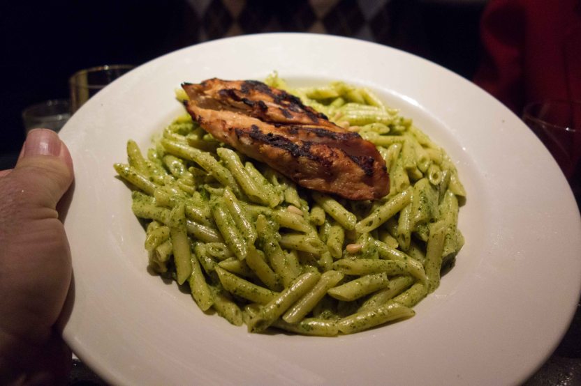 Pasta good, chicken meh