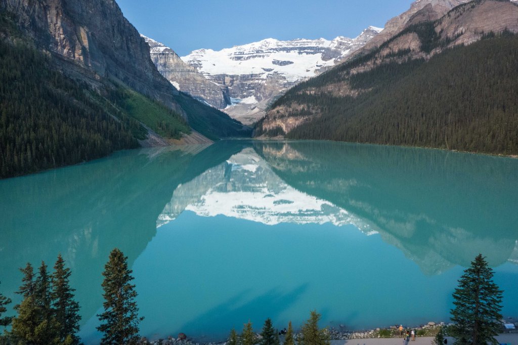 Lake Louise in the morning.