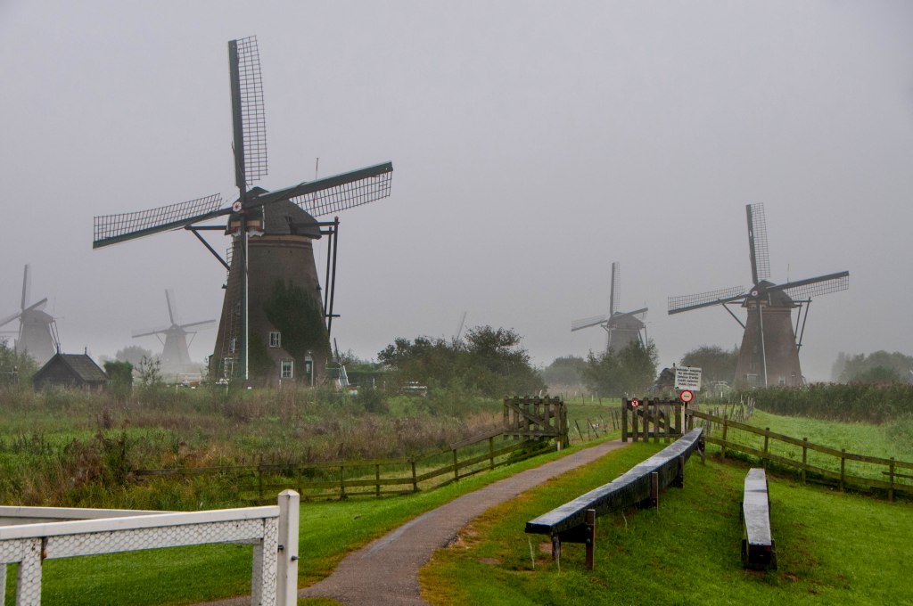 Just a few of the 19 working watermills here.