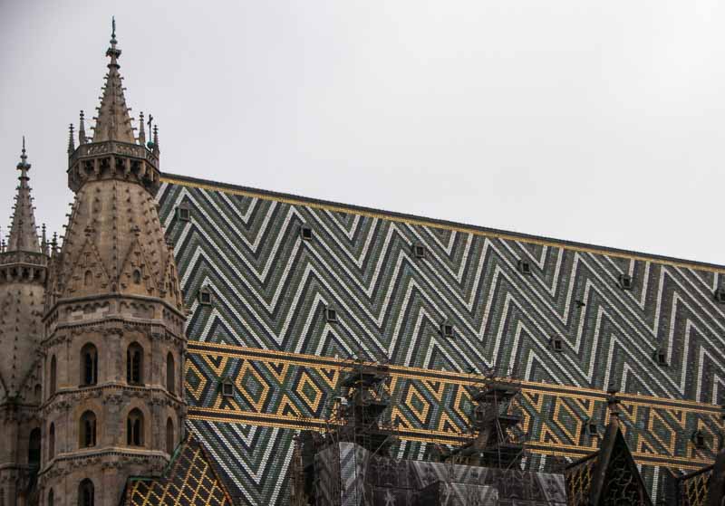 I liked the patterns on the roof.