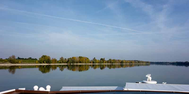 The water was very still and quiet