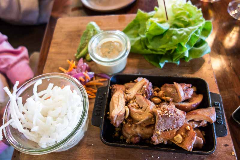 Lettuce Chicken cups.