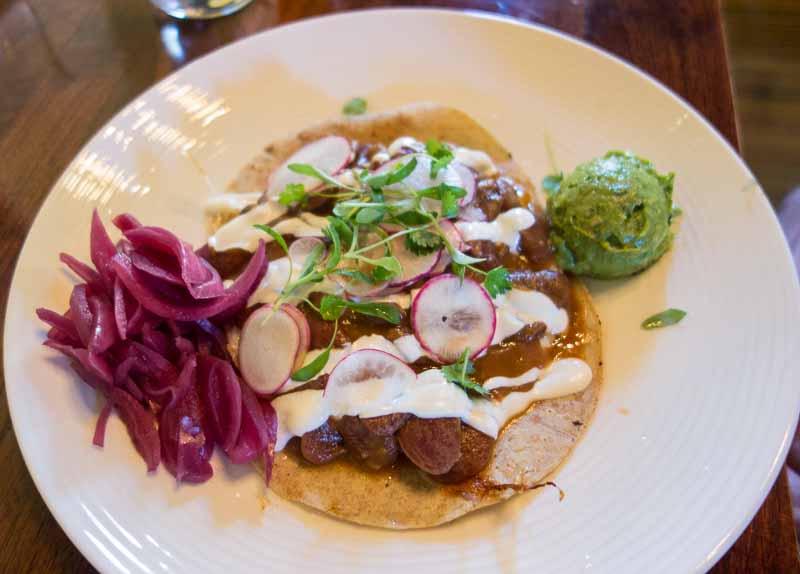Edible huevos rancheros.