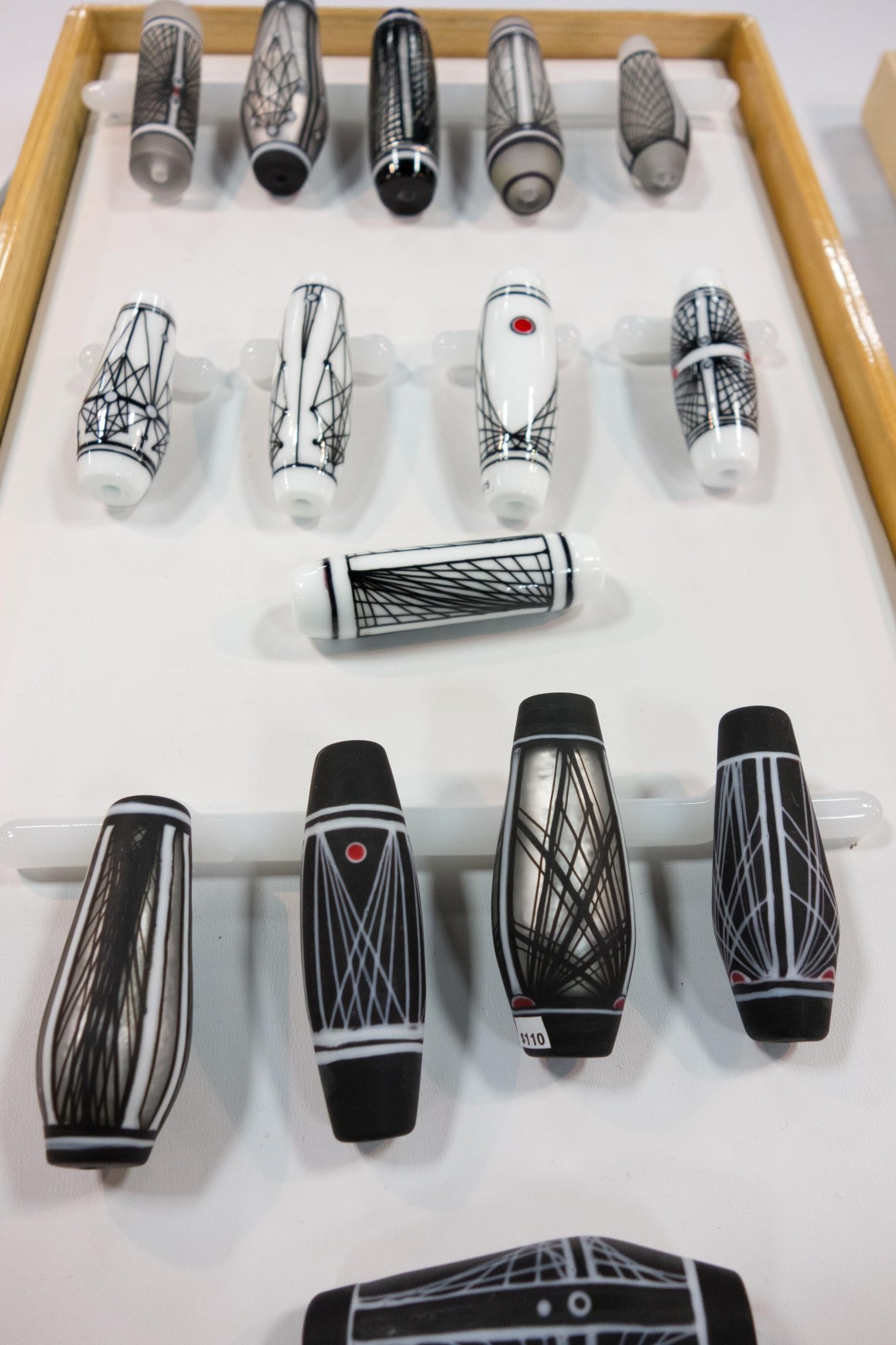 These are very large "beads" that can be strung into a necklace.