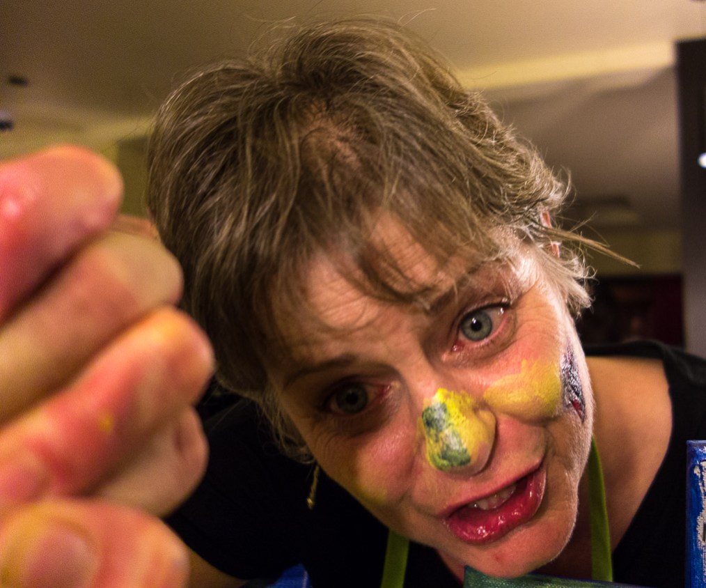 Linda somewhat later in the evening