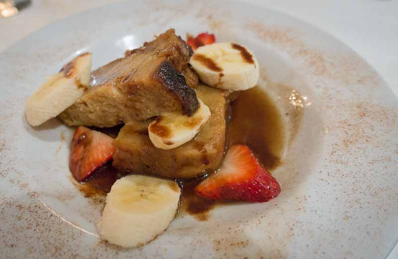 Bread pudding bananas foster