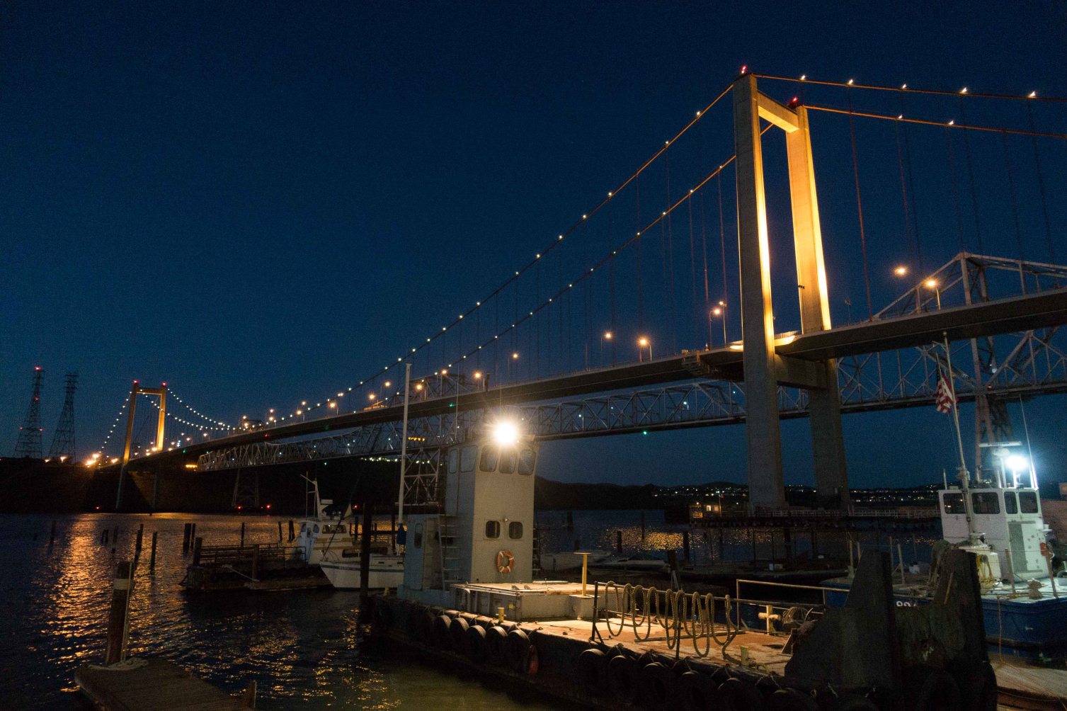 Carquinez Bridge from below