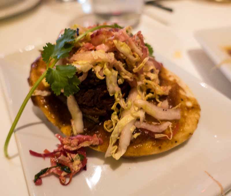 Deconstructed pork bun