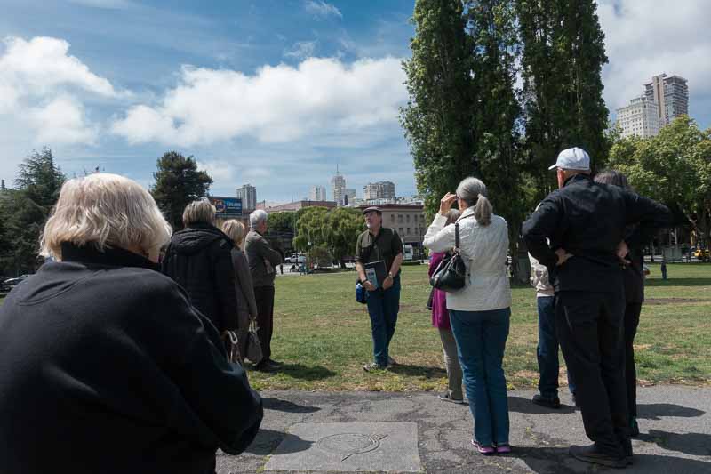 Al Fresco education in Washington Square.