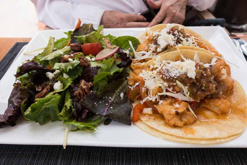 Pretty darn good fish taco, too.