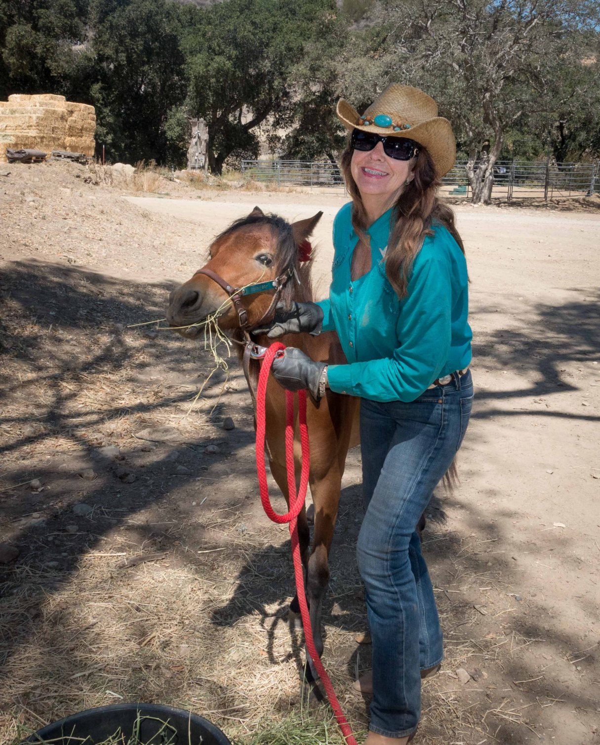 Leslie and Sonny Boy, a long legged pony