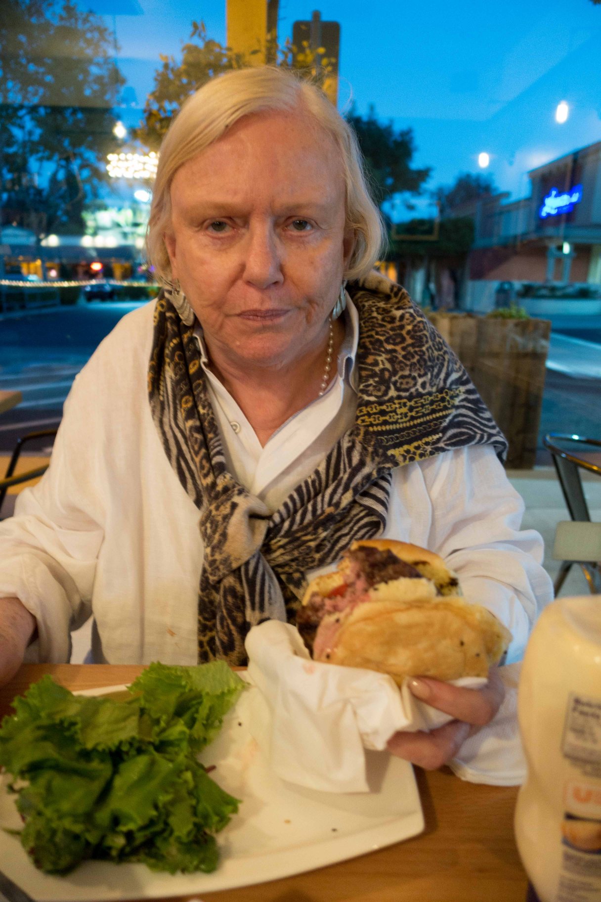 Gail not eating Aji de Gallina