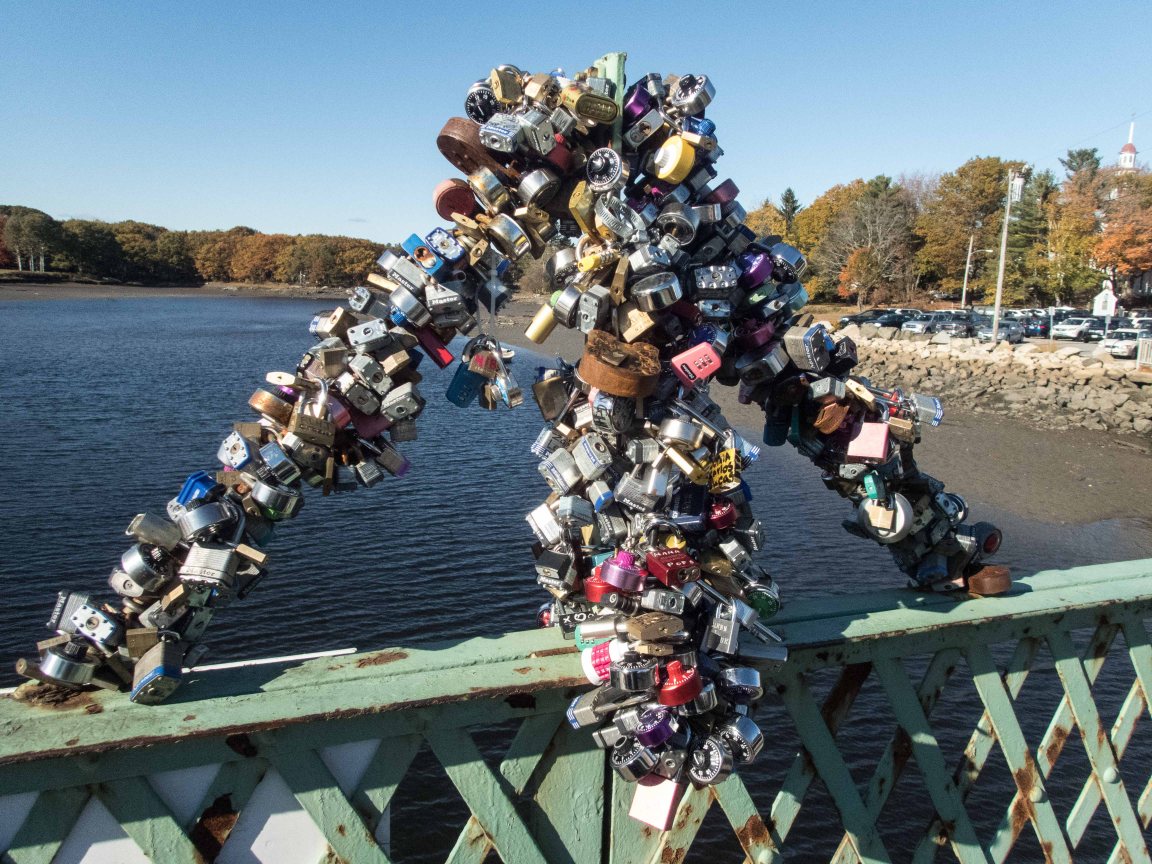 Love locks galore