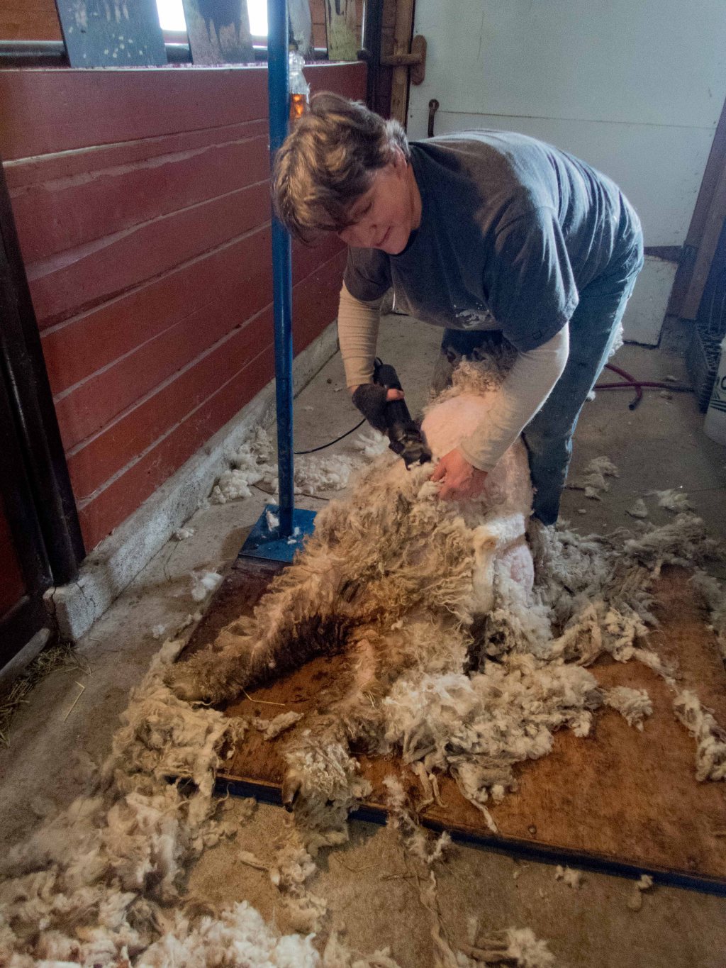 Chiropractors must dream of people working like this.