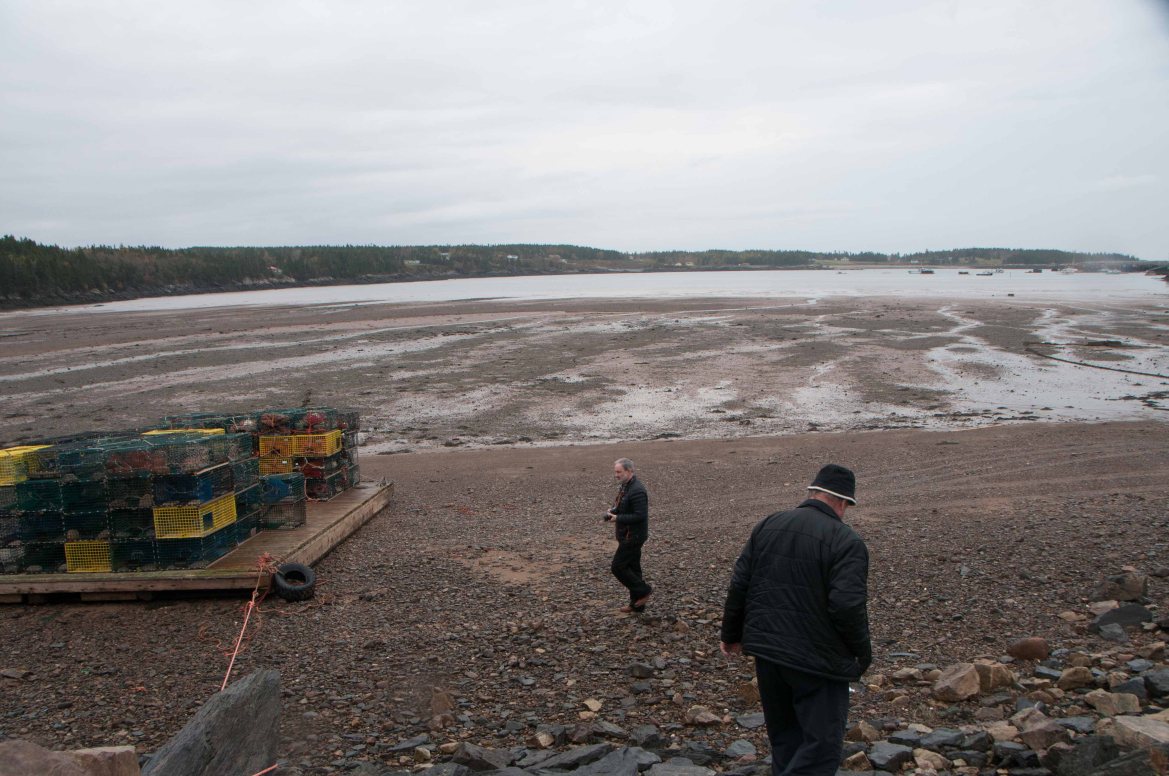 It's amazing how far out the tide goes.