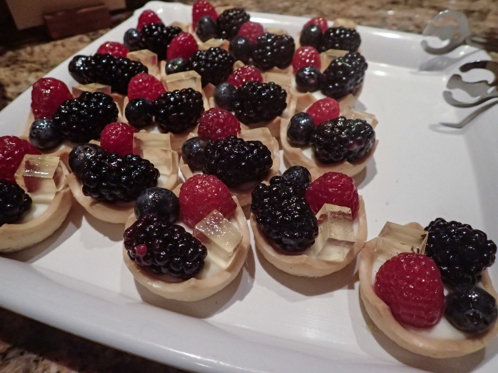Brilliantly decorated tarts