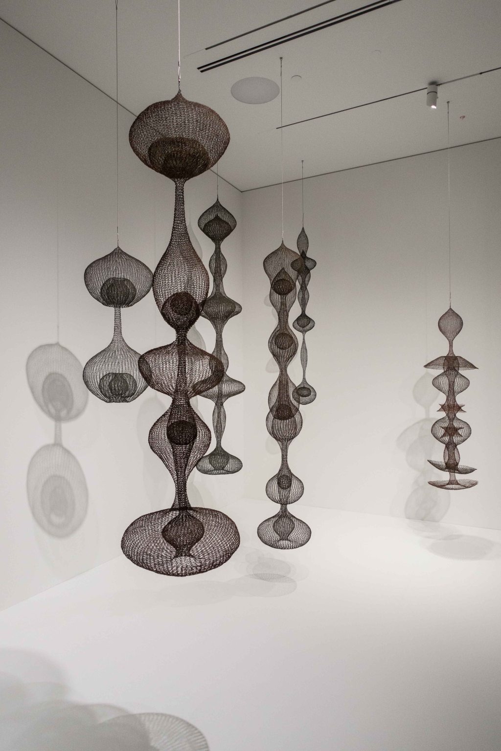 Wire sculptures by Ruth Azawa