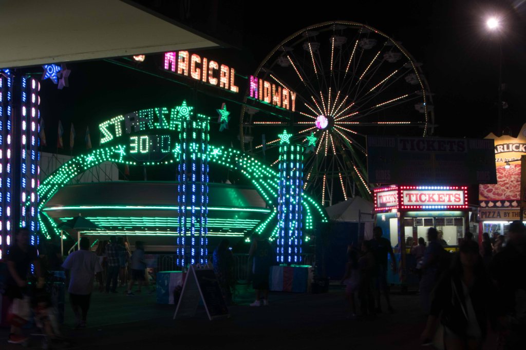 Everything is changing color constantly.