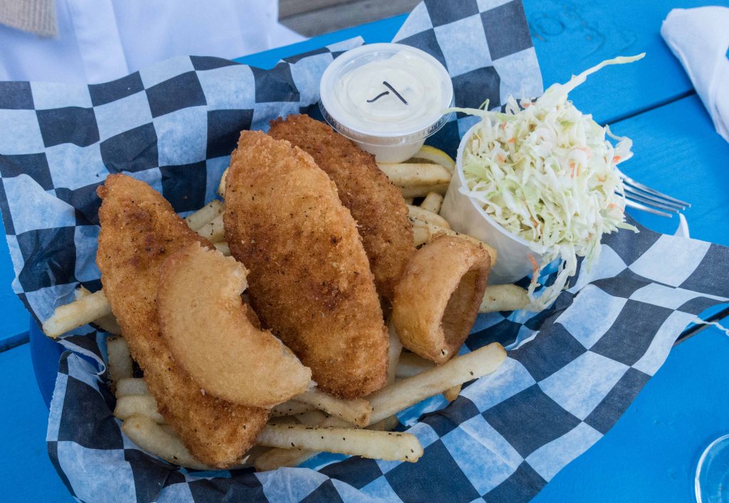 Notice the half onion ring on top. We have found the culprit.