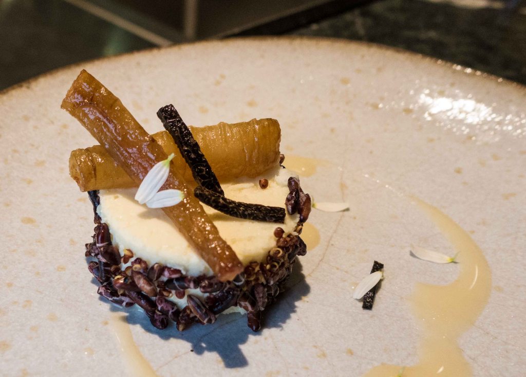 Goat cheese cheesecake